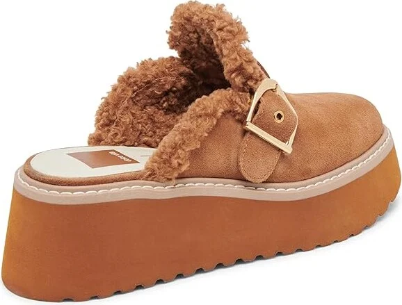 Dolce Vita Lelani Women's Flat Shoes Natural Plush : 8.5 M, Faux Fur - Image 7