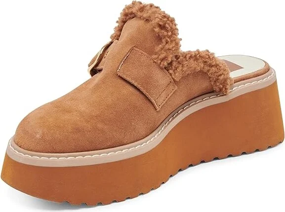 Dolce Vita Lelani Women's Flat Shoes Natural Plush : 8.5 M, Faux Fur - Image 8