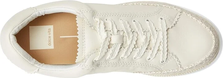Dolce Vita Lennix Women's Shoes White Leather : 7.5 M, Rubber - Image 2