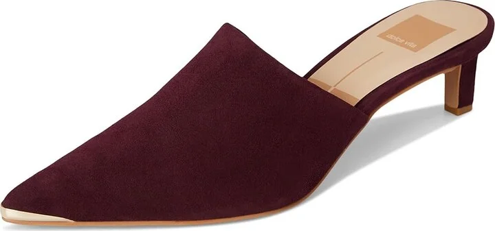 Dolce Vita Lexy High Women's Heels Cranberry Suede : 7 M, Leather/Suede - Image 5