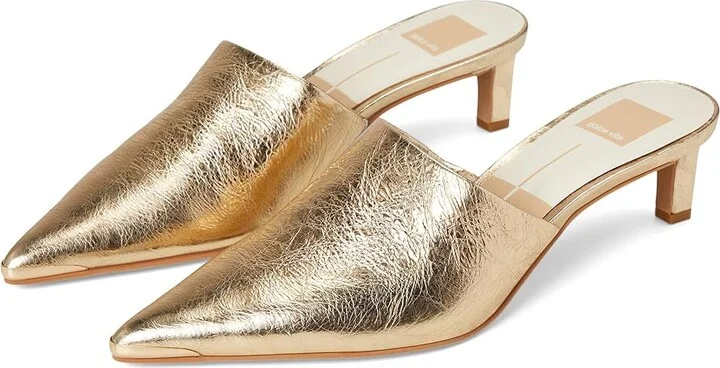Gold Distressed Leather