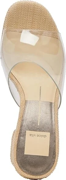 Dolce Vita Lichia-101 Women's Sandals Natural Vinyl : 10 M - Image 2