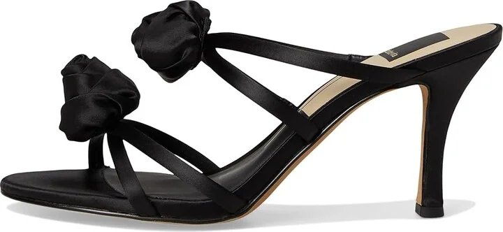 Dolce Vita Linzy Women's Sandals Onyx Satin : 8 M, Rubber - Image 6