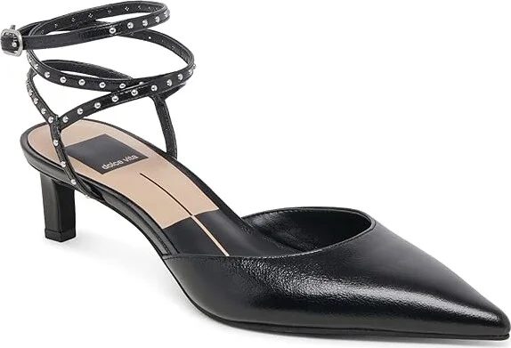 Dolce Vita Loklyn Stud High Women's Heels Silver Crinkle Patent : 8.5 M, Leather - Image 10