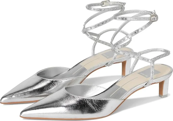 Silver Crinkle Patent
