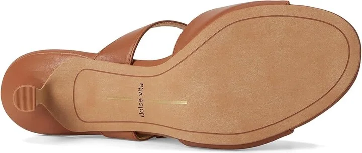 Dolce Vita Lorali Women's Sandals Saddle Leather : 8 M, Leather/Rubber - Image 3