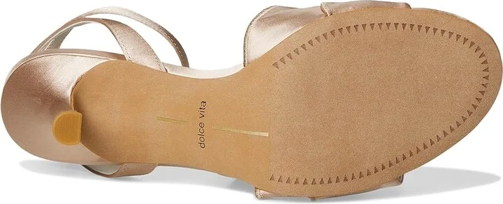 Dolce Vita Lunete Women's Sandals Onyx Satin : 9.5 M, Cotton/Rubber/Satin - Image 9