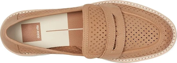 Dolce Vita Malila Women's Flat Shoes Toffee Nubuck : 8 M, Leather - Image 2