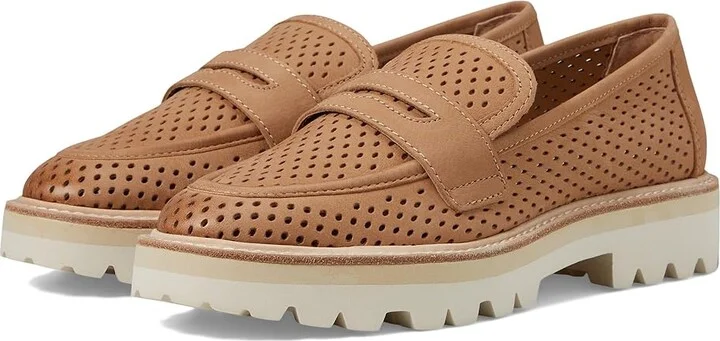Dolce Vita Malila Women's Flat Shoes Toffee Nubuck : 8 M, Leather