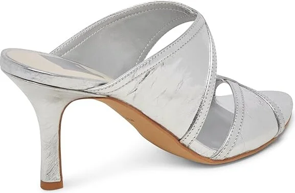Dolce Vita Mandel Women's Sandals Silver : 9.5 M, Leather/Rubber/Suede - Image 4