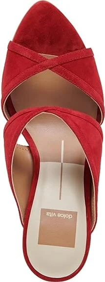 Dolce Vita Mandel Women's Sandals Silver : 9.5 M, Leather/Rubber/Suede - Image 6