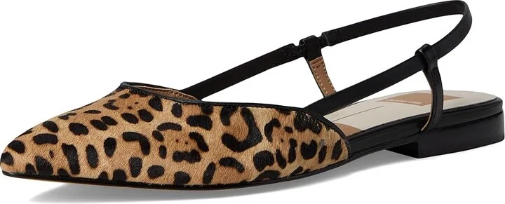 Dolce Vita Narah Women's Flat Shoes Leopard Calf Hair : 6 M - Image 5