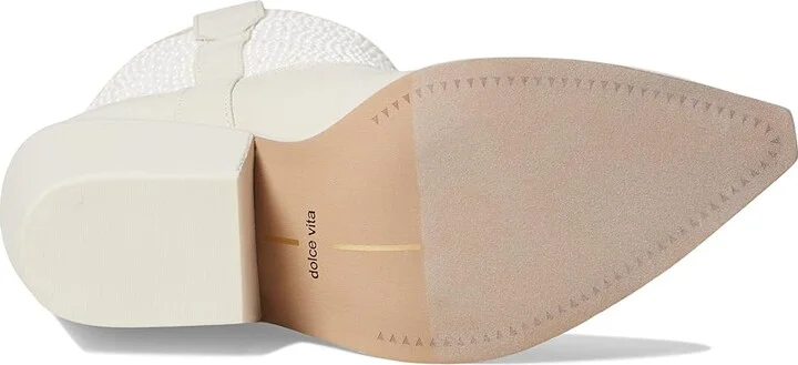 Dolce Vita Nashe Women's Shoes Off-White Pearls : 6 M, Leather/Textile - Image 3