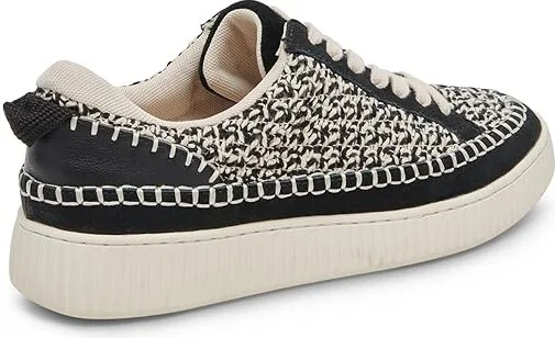 Dolce Vita Nicona Women's Shoes White/Black Knit : 9 M, Leather - Image 4