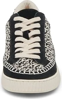 Dolce Vita Nicona Women's Shoes White/Black Knit : 9 M, Leather - Image 5