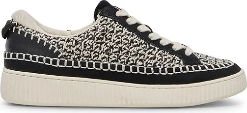 Dolce Vita Nicona Women's Shoes White/Black Knit : 9 M, Leather - Image 6