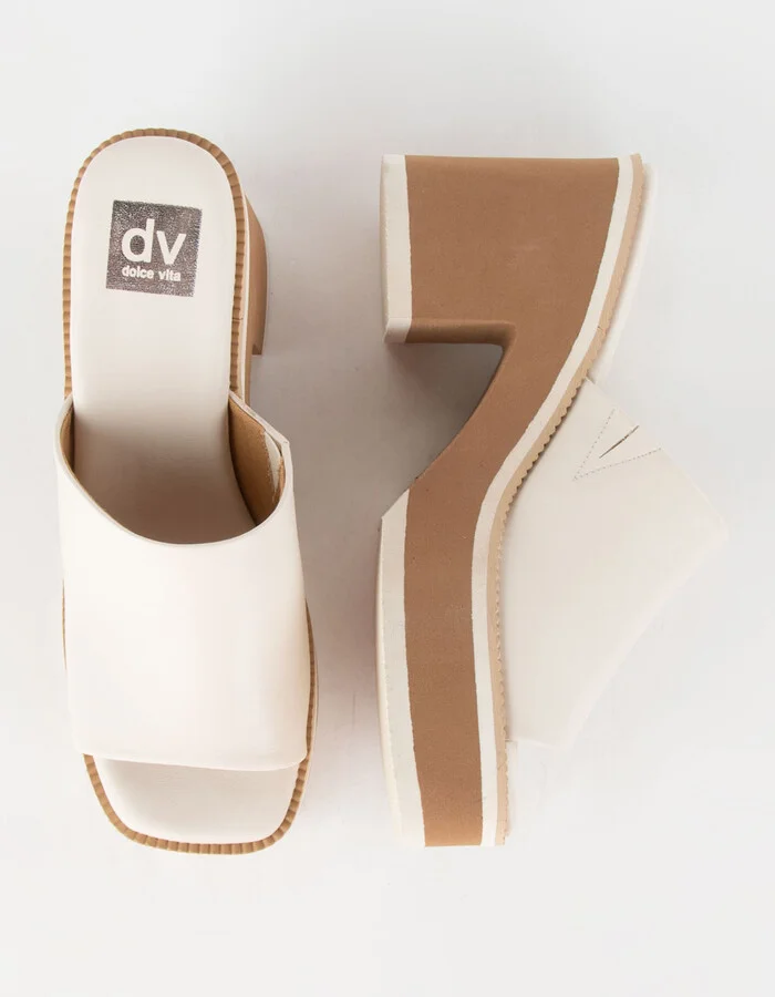 DOLCE VITA Nikole Platform Heel Womens Slide Sandals - Image 5