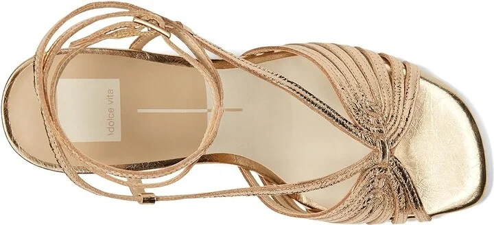 Dolce Vita Nivana Women's Sandals Gold : 9.5 M, Leather - Image 2