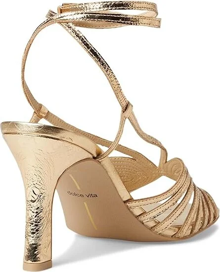 Dolce Vita Nivana Women's Sandals Gold : 9.5 M, Leather - Image 4