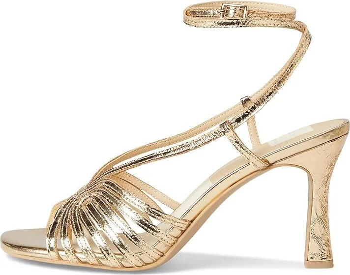 Dolce Vita Nivana Women's Sandals Gold : 9.5 M, Leather - Image 6