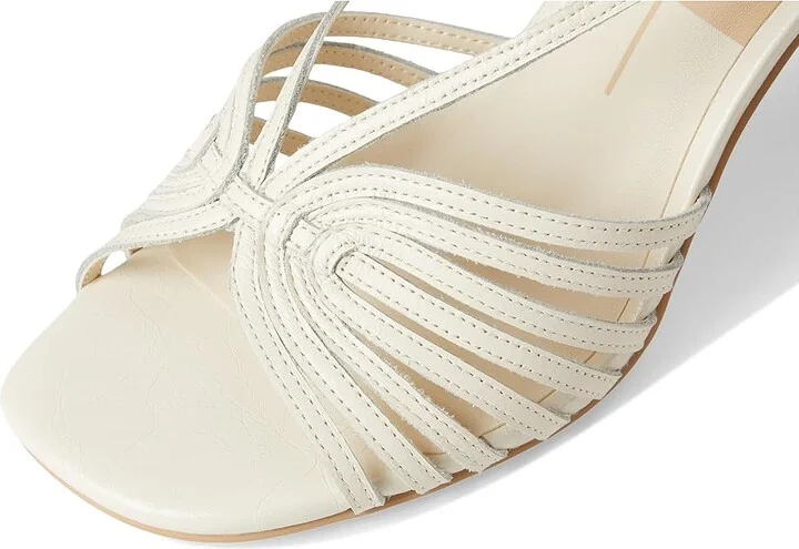 Dolce Vita Nivana Women's Sandals Off-White : 8 M, Leather - Image 7