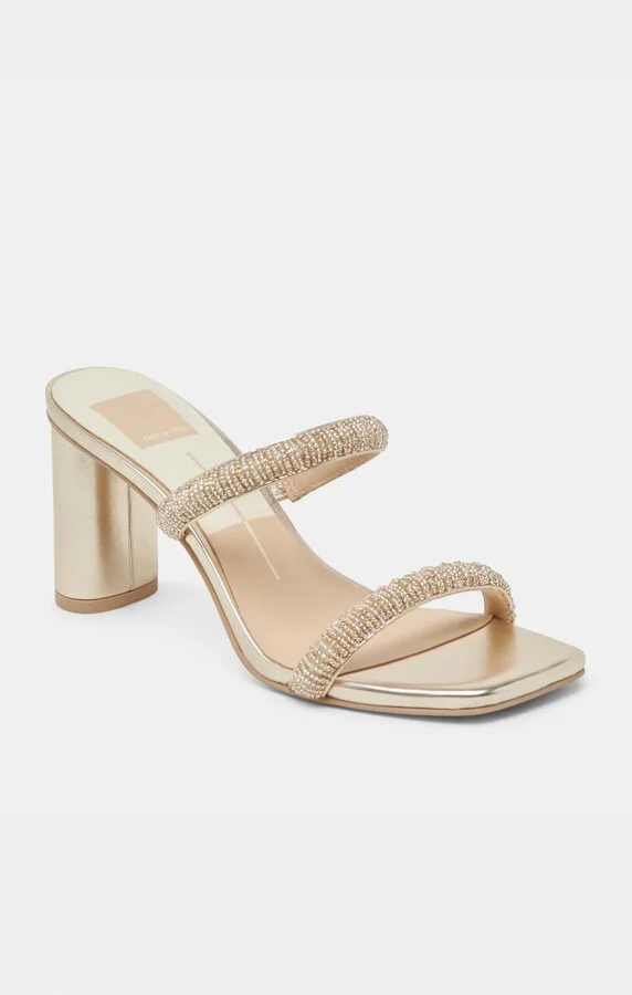 Dolce Vita Nolah Heel ~ Gold Beads