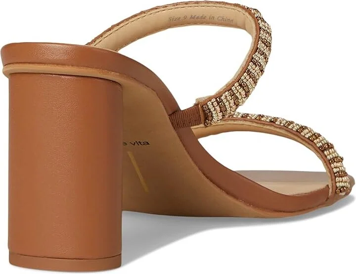 Dolce Vita Nolah Women's Sandals Tan : 8 M, Leather - Image 4