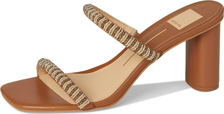 Dolce Vita Nolah Women's Sandals Tan : 8 M, Leather - Image 5