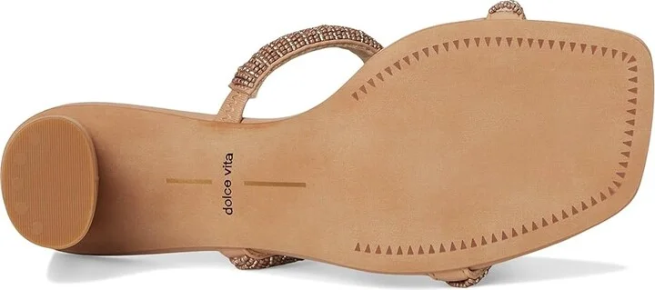 Dolce Vita Nolah Women's Sandals Tan : 8 M, Leather - Image 9