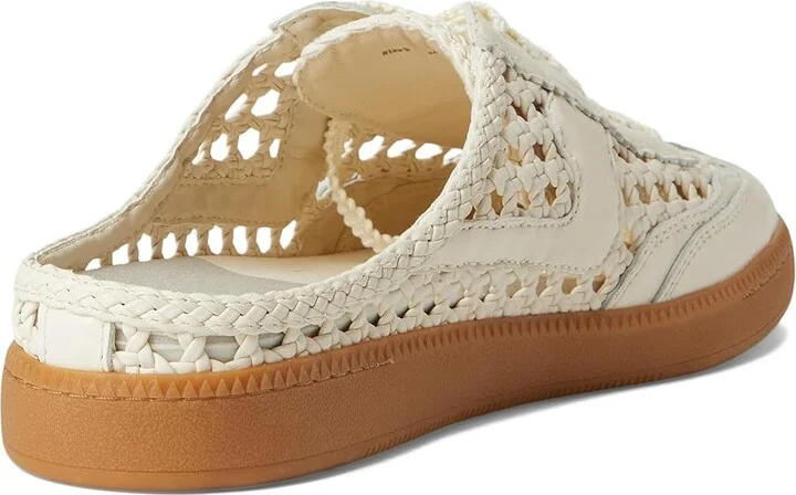Dolce Vita Notice Slide Woven Women's Shoes White : 7.5 M, Leather - Image 4