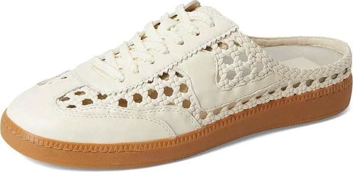 Dolce Vita Notice Slide Woven Women's Shoes White : 7.5 M, Leather - Image 5