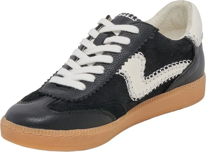 Dolce Vita Notice Stitch Leather & Haircalf Sneaker - Image 2