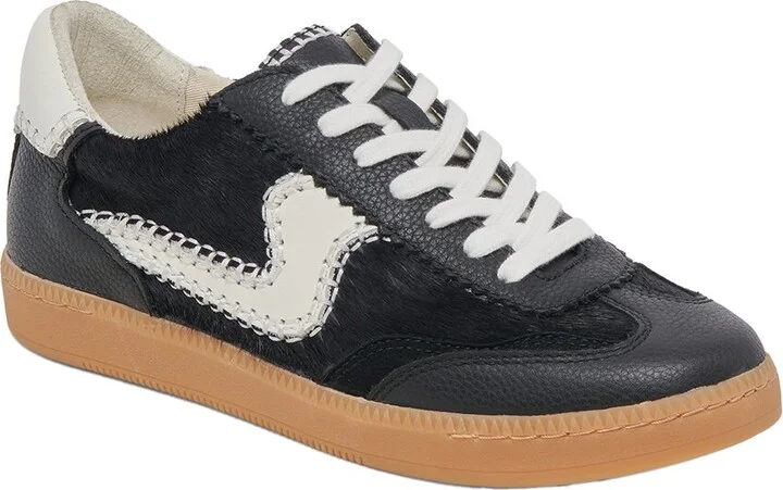 Dolce Vita Notice Stitch Leather & Haircalf Sneaker