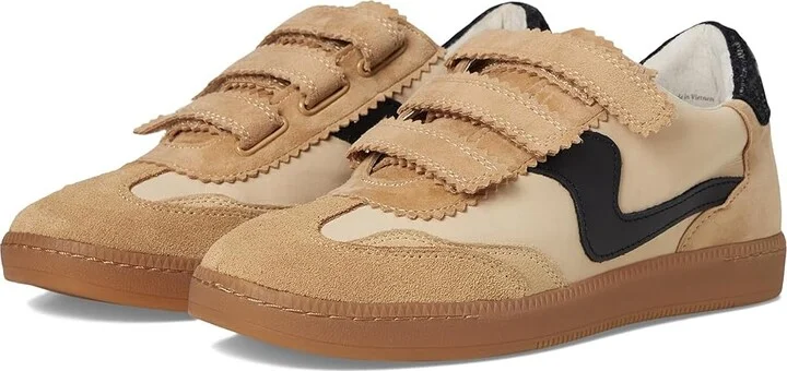 Dolce Vita Notice Velcro Women's Shoes Tan Suede : 6 M, Rubber
