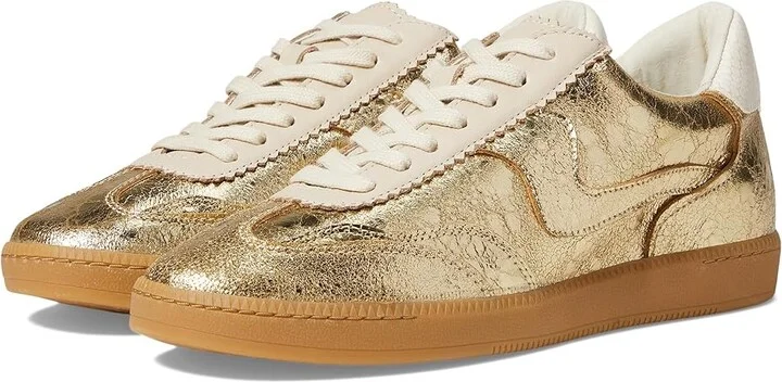Gold Distressed Leather