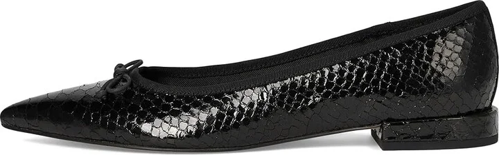Dolce Vita Palani Women's Flat Shoes Midnight Snake Embossed : 6 M, Rubber - Image 6