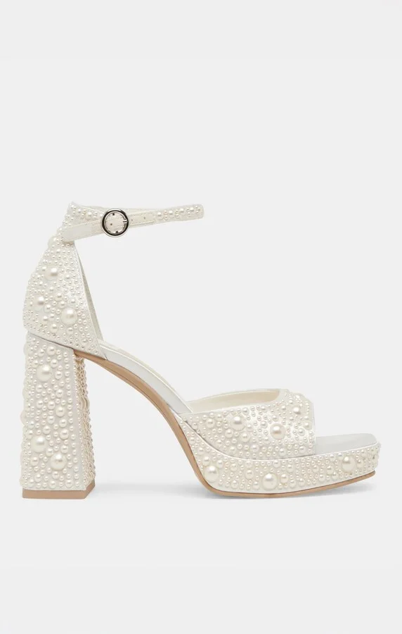 Dolce Vita Pandro Pearl Heel ~ True White - Image 2