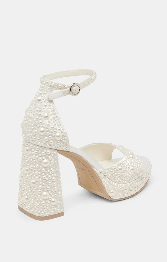 Dolce Vita Pandro Pearl Heel ~ True White - Image 3