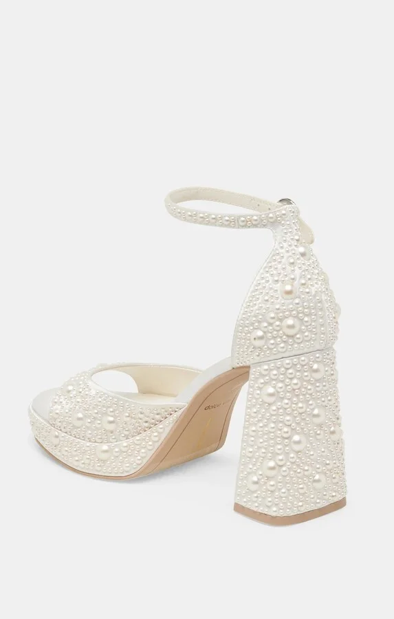 Dolce Vita Pandro Pearl Heel ~ True White - Image 5