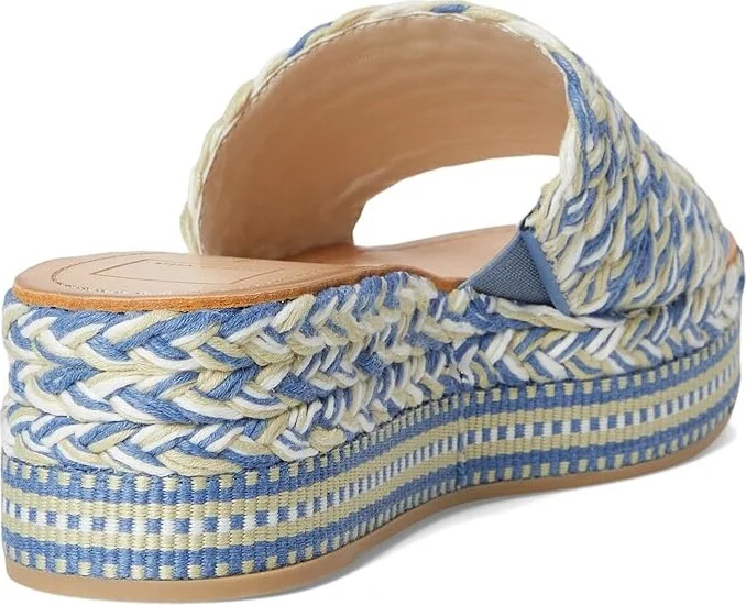 Dolce Vita Pazli Women's Sandals Blue Woven : 10 M, Leather/Rubber - Image 4