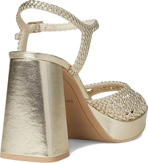 Dolce Vita Peyten Women's Shoes Light Gold : 6 M, Leather - Image 4
