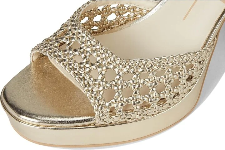 Dolce Vita Peyten Women's Shoes Light Gold : 6 M, Leather - Image 7