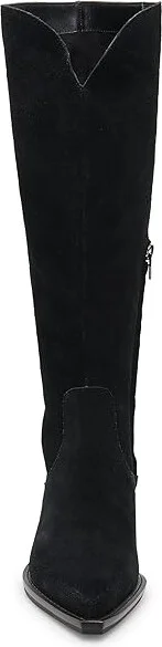 Dolce Vita Raj Women's Boots Onyx Suede : 6 M, Leather/Rubber/Suede - Image 5