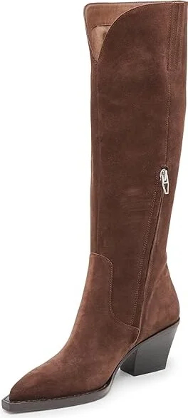 Dolce Vita Raj Women's Boots Onyx Suede : 6 M, Leather/Rubber/Suede - Image 10