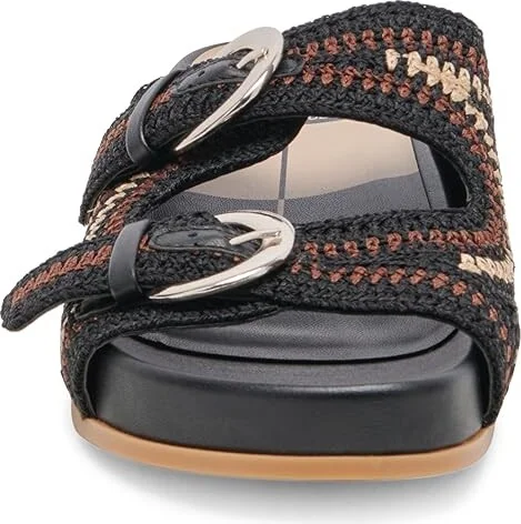 Dolce Vita Ralli Women's Sandals Black Knit : 7.5 M, Leather/Rubber - Image 5
