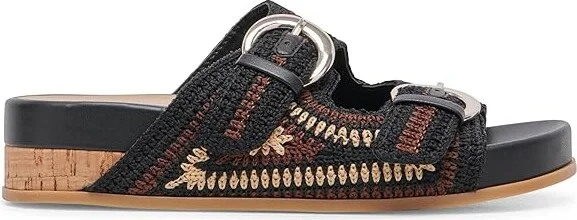 Dolce Vita Ralli Women's Sandals Black Knit : 7.5 M, Leather/Rubber - Image 6