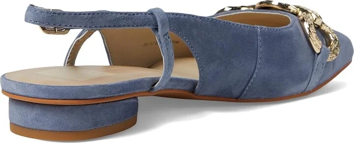 Dolce Vita Ramano Women's Flat Shoes Midnight Crinkle Patent : 6.5 M, Cotton - Image 10