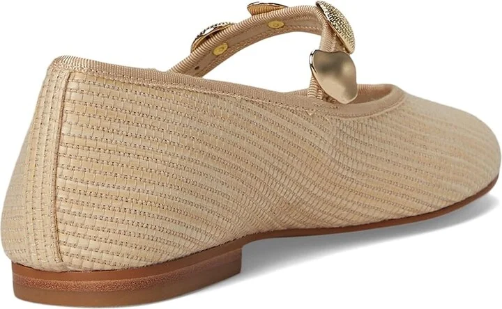 Dolce Vita Relan Women's Shoes Leather Nautral : 6 M, Leather/Raffia - Image 4