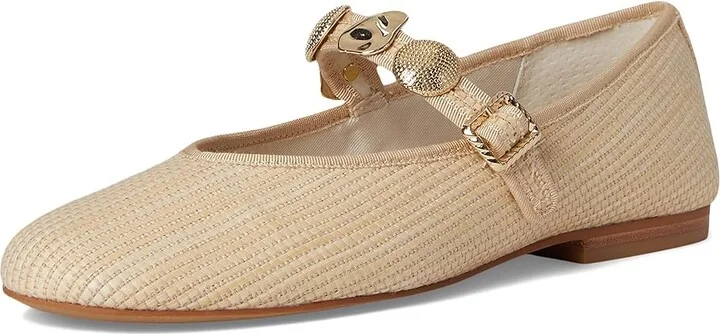 Dolce Vita Relan Women's Shoes Leather Nautral : 6 M, Leather/Raffia - Image 5