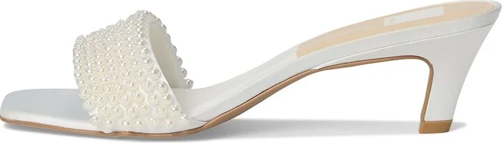 Dolce Vita Rexa Pearl Women's Sandals White : 6.5 M, Textile - Image 6